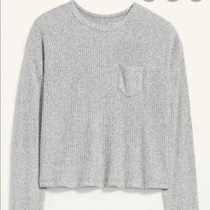 NWT Old Navy thermal knit top in NAVY